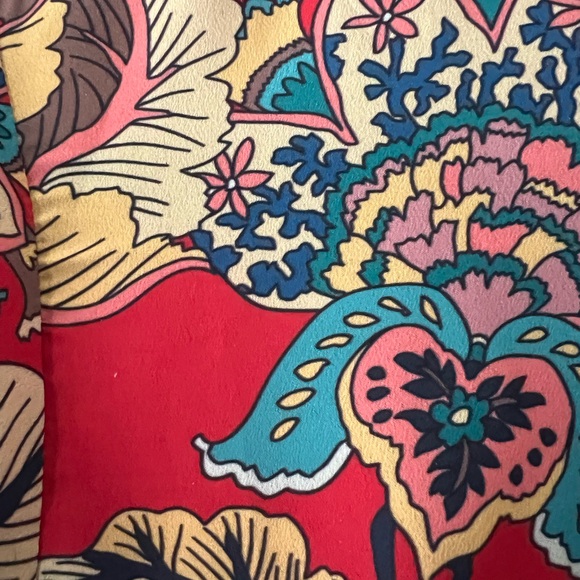 Shoshanna Balaji Floral Smocked Dress - Cayenne - size 10 - NWOT - Picture 8 of 10